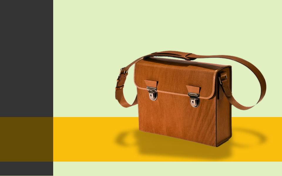 Zeugledertasche